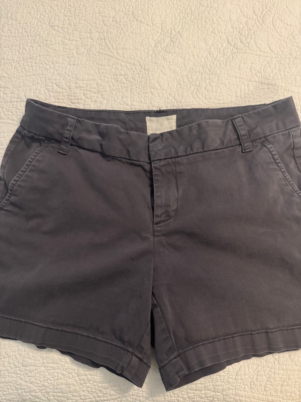 Caslon Dark Navy Chino Bermuda Shorts